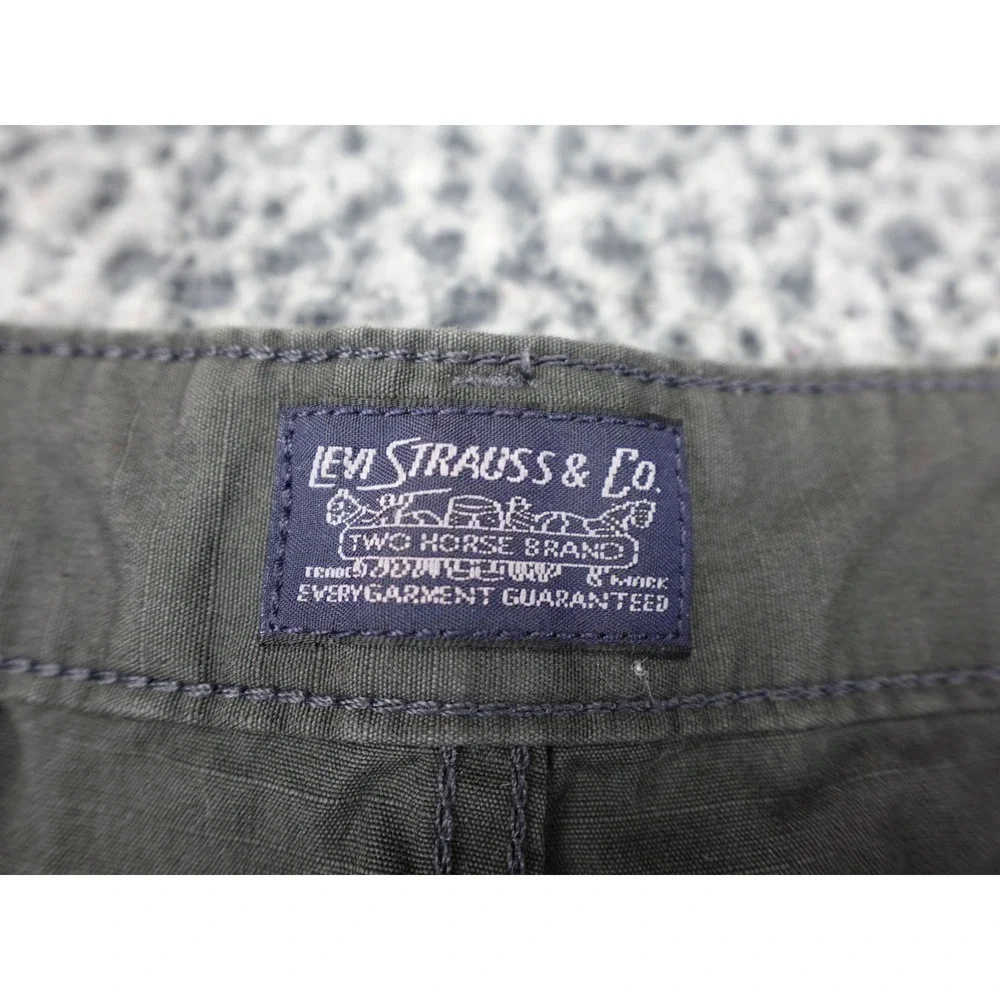 Levi's Cargo Shorts Mens 38 Gray Good Ripstop Waterless Utility 23251-0060